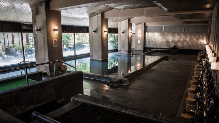 Der Onsen-Bereich des Houshi.