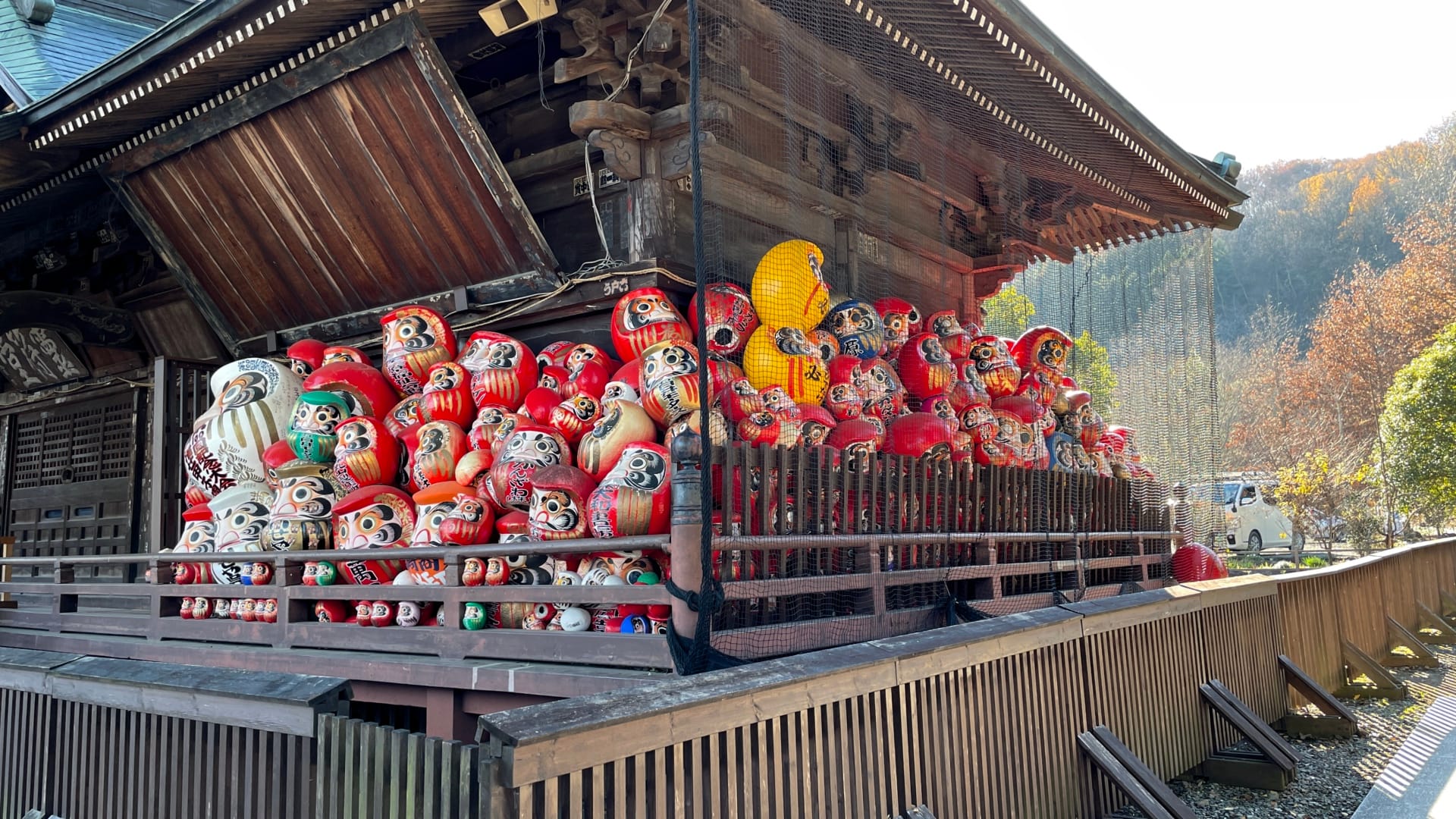 Der Tempel Shorinzan-Daruma-ji in Takasaki.