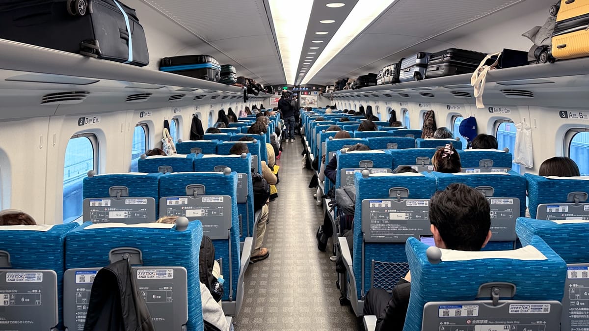 Golden Week: Neue Regeln für den Nozomi-Shinkansen