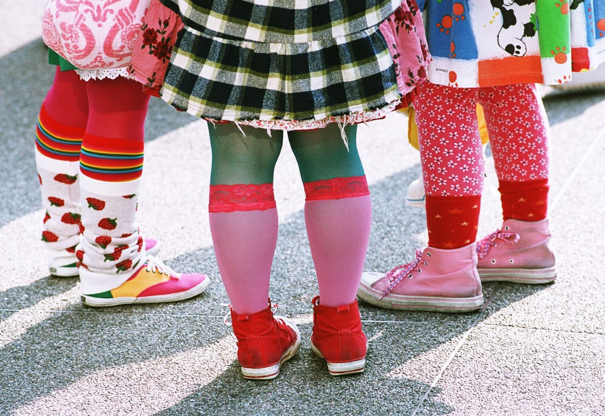 Sehr kawaii: Mädchen in Harajuku.