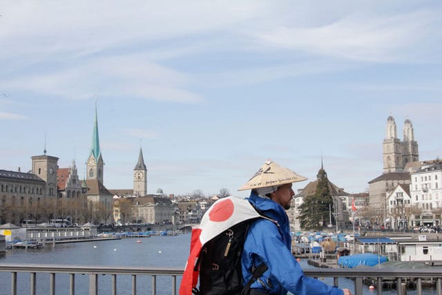 Für Japan zu Fuss durch Zürich