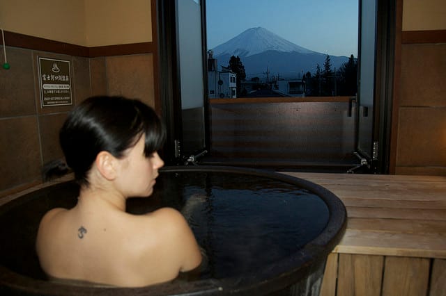 Schwanger ins Onsen