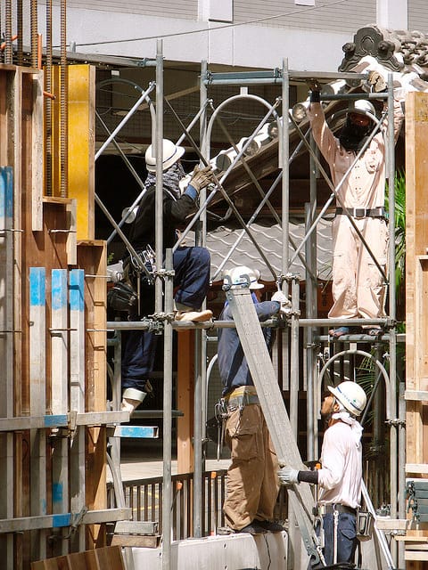 Ausländer für Japans Baustellen