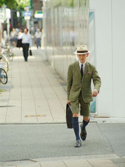 Salaryman im Sommermodus