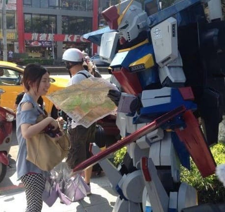 Gundam hat sich verirrt