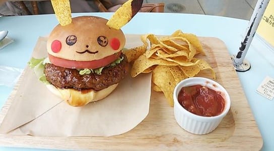 Ein Pokémon-Burger