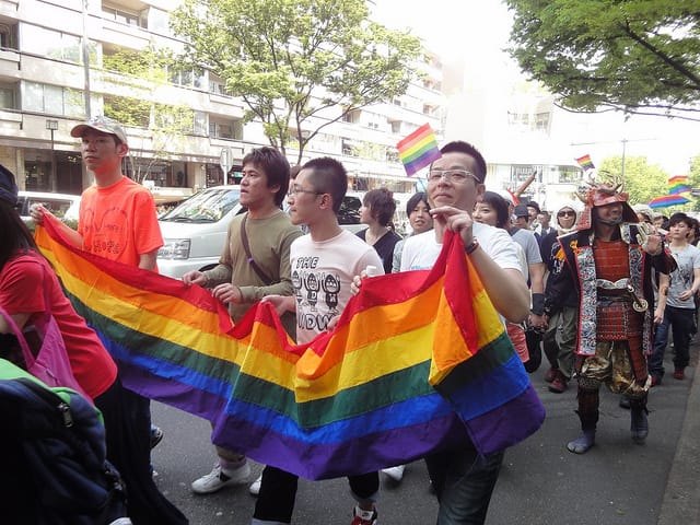 Regenbogen-Revolution in Shibuya