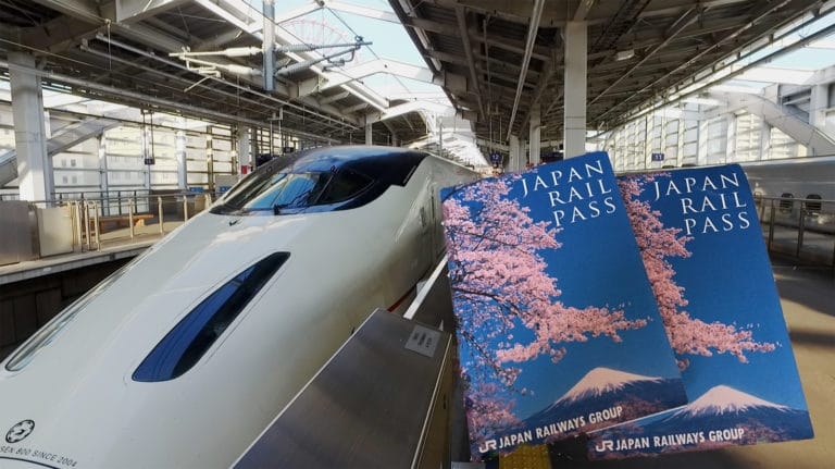 Die Rail-Pass-Verkaufsorte in Japan