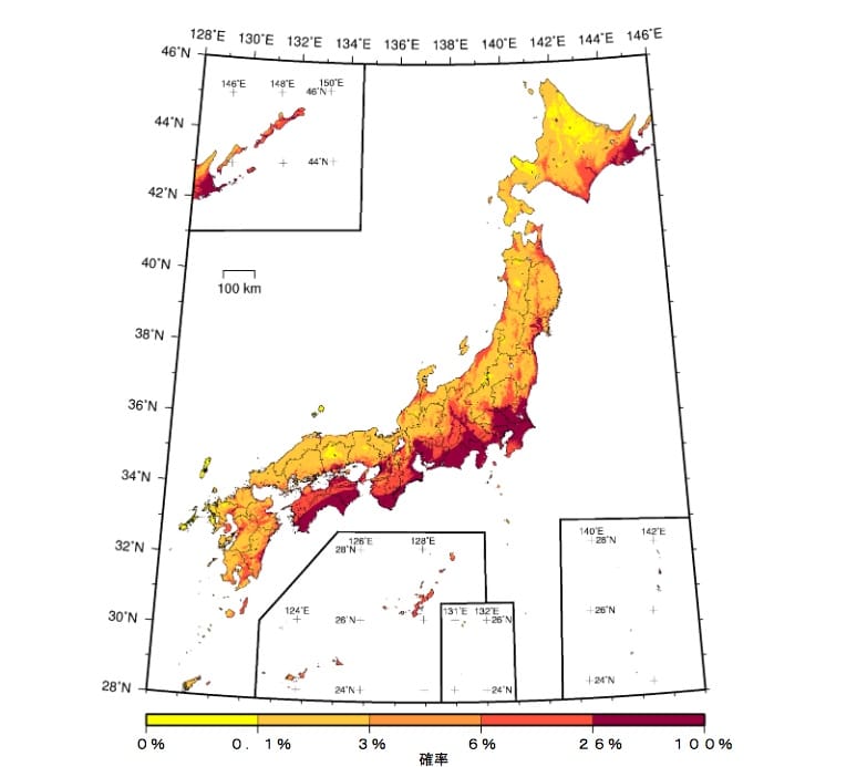 Erdbeben: Japans Risikoregionen