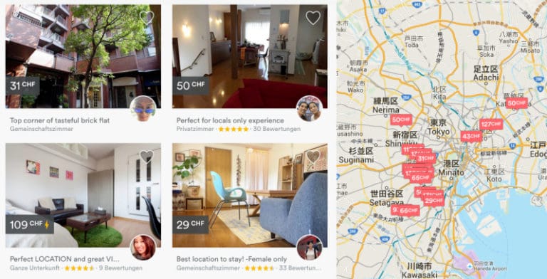 Airbnb ist nun legal in Japan