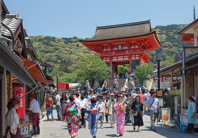 Kyoto platzt aus allen Nähten