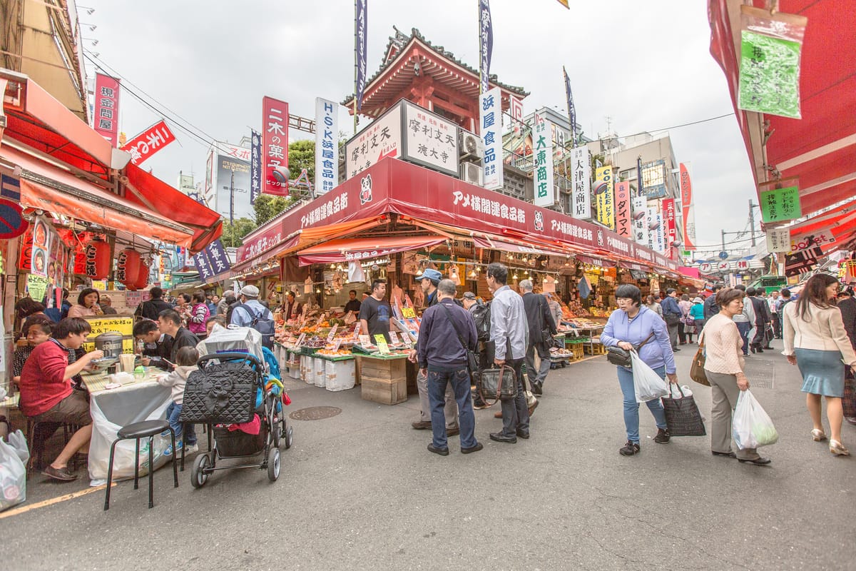 Legendäre Quartiere in Tokio