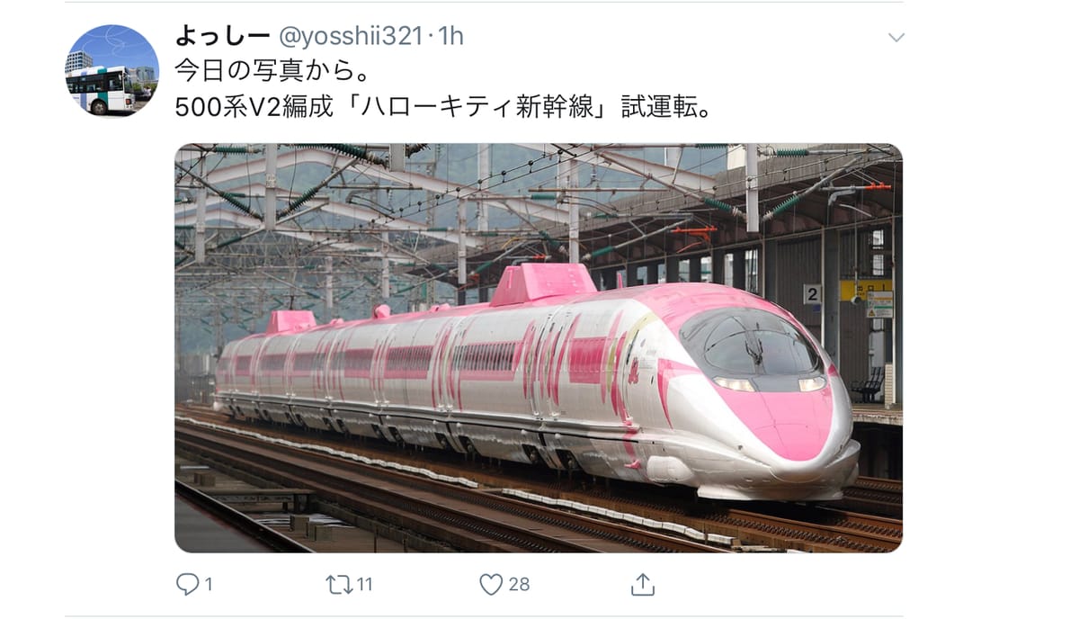 Der  «Hello Kitty»-Shinkansen ist da