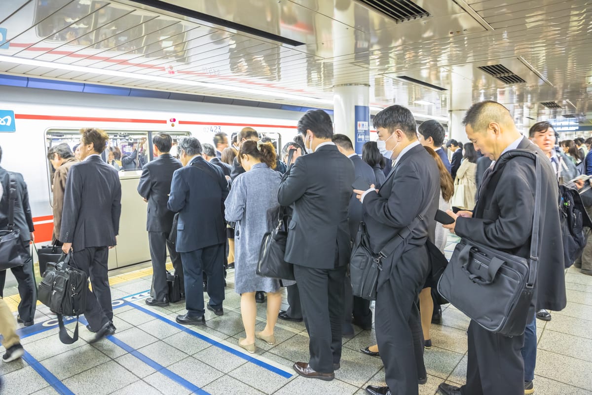 Wann ist in Tokio Rushhour?