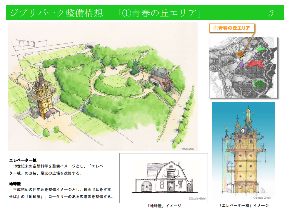 Das Projekt Ghibli-Park nimmt Konturen an