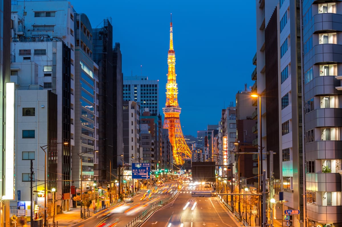 Die neue Aussicht vom Tokyo Tower