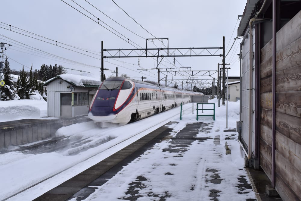 Mit dem Mini-Shinkansen nach Yamagata