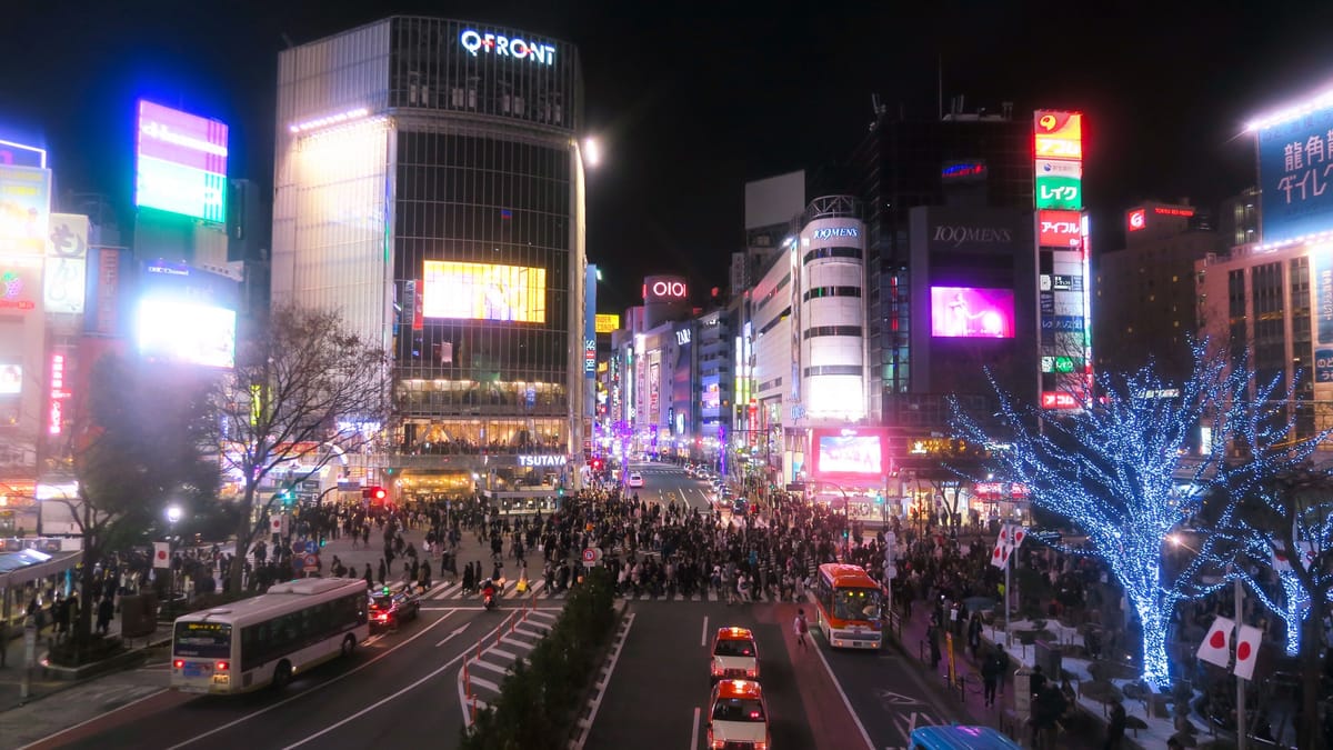 Eine Nacht in Shibuya