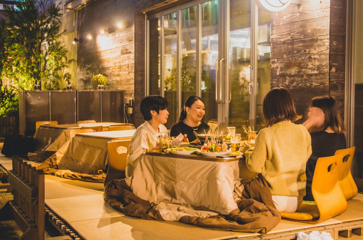 Die «Kotatsu-Terrasse» für den Corona-Winter