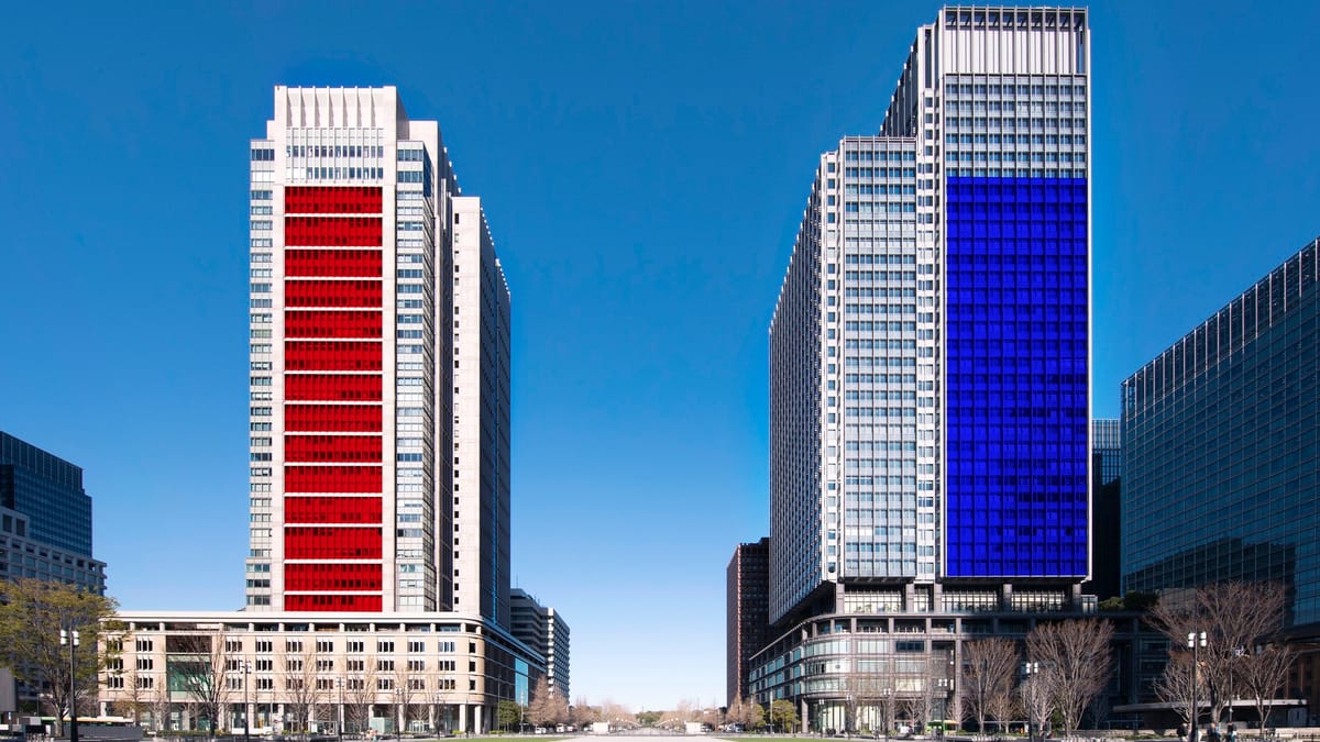 Ein gigantisches Wandbild für Tokio