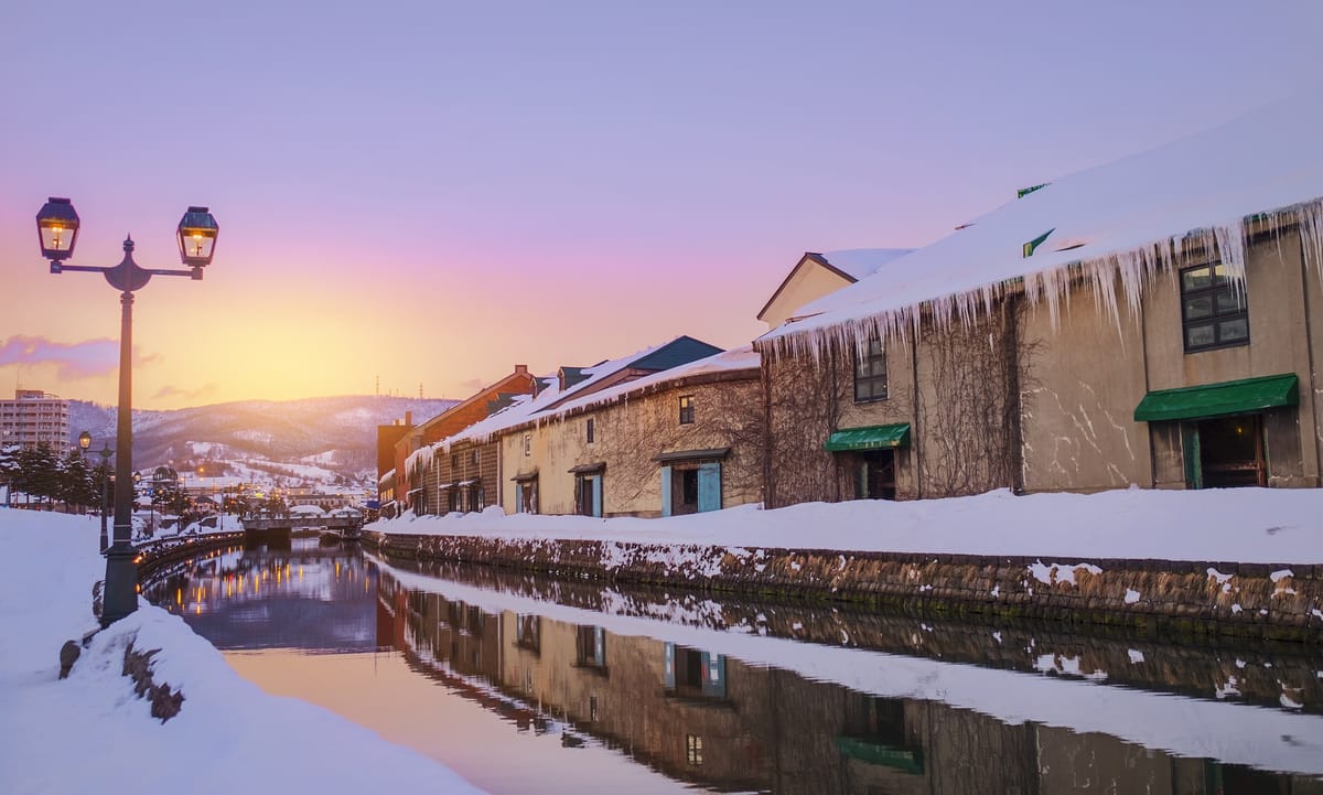 Wintereinbruch im Norden Japans