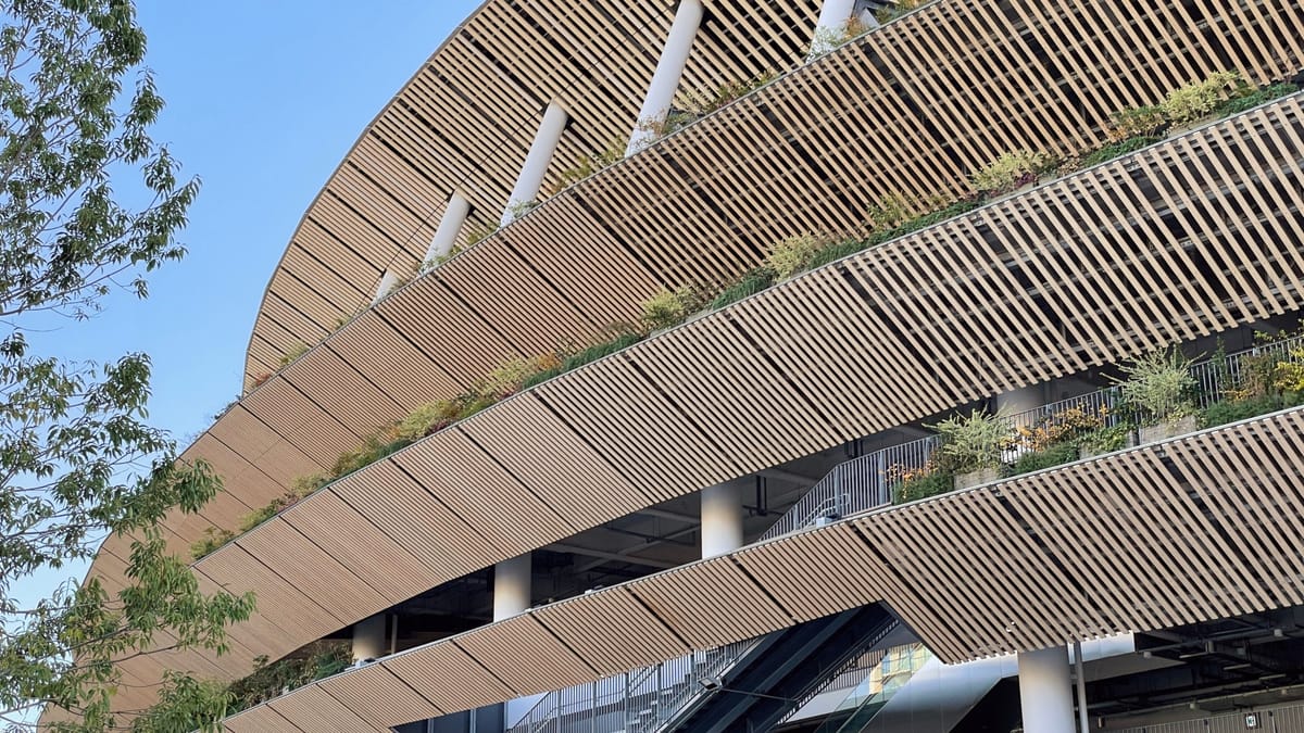 Das hölzerne Nationalstadion