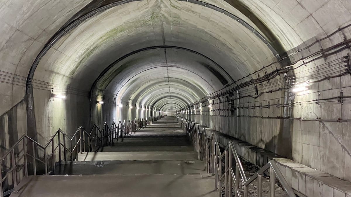 Der tiefste Bahnhof in Japan