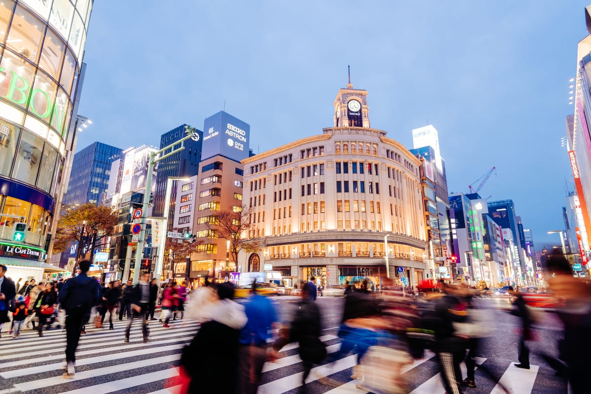 Eine Zeitreise durch das Ginza-Quartier