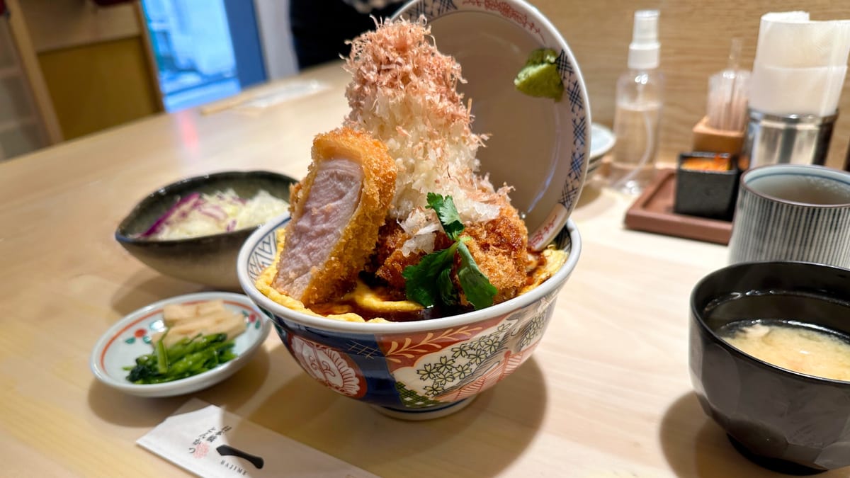 Dickes Tonkatsu und Katsudon