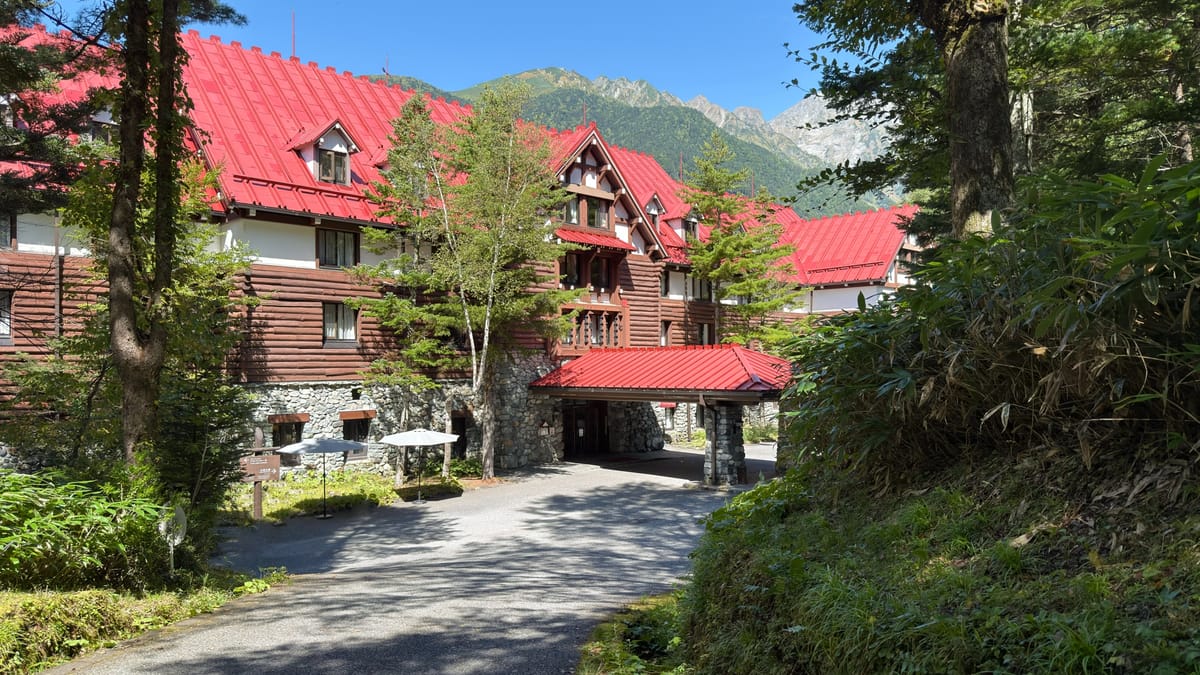 Das kaiserliche Hotel in den Bergen