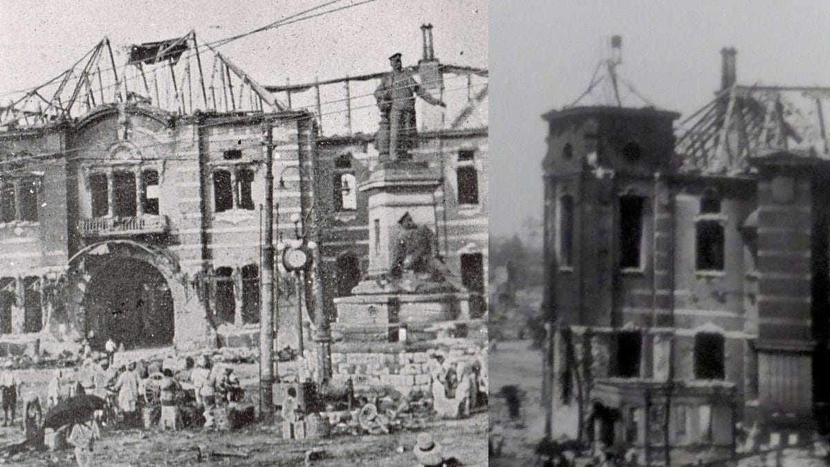 Als Tokios Wahrzeichen in Schutt und Asche fiel