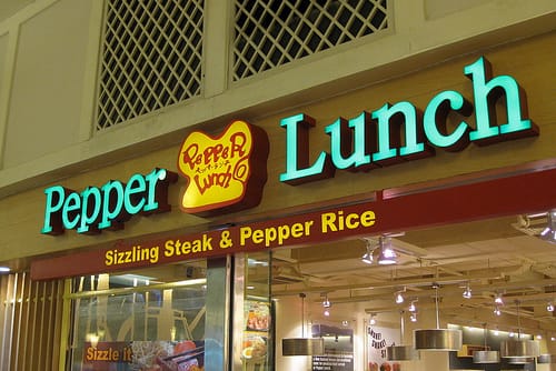 Einstweilig geschlossen: Die Restaurankette Pepper Lunch.