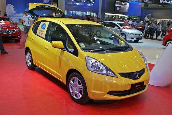 Der Honda Jazz an der Australian International Motor Show.