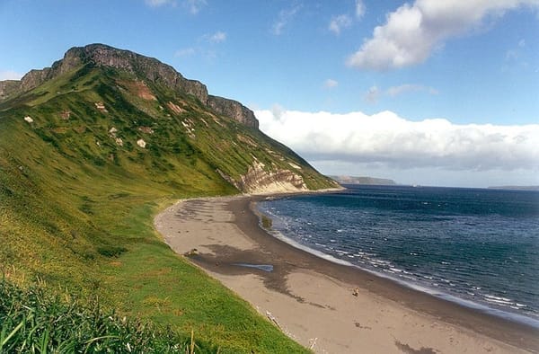 Eine russische Kurilen-Insel.