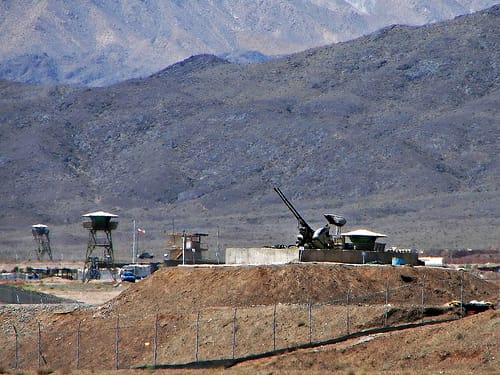 In dieser unterirdischen Anlage bei Natanz betreibt Iran angeblich ein Projekt zur Urananreicherung.