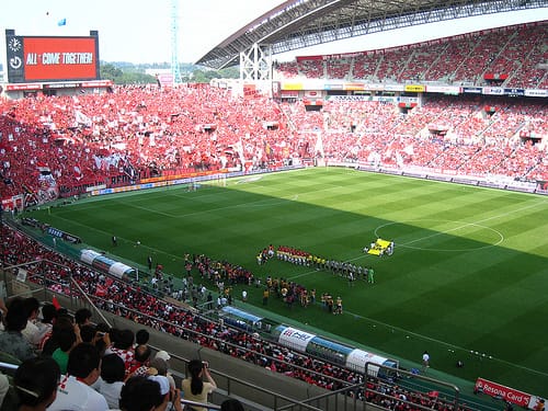 Volles Haus: Die Urawa Red Diamonds aus Saitama verfügen über die grösste Fanbasis.