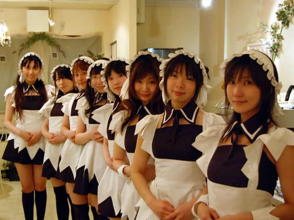 Betont niedlich: Ein Maid-Café in Tokio.