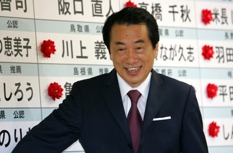 Der neue Mann an der Spitze: Naoto Kan.