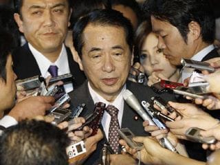 Blutgruppe 0: Premierminister Naoto Kan.