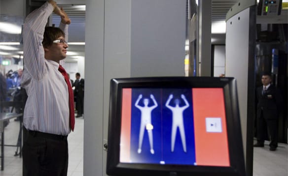 Demnächst auch am Tokioter Flughafen Narita: der neue Körperscanner im Einsatz.