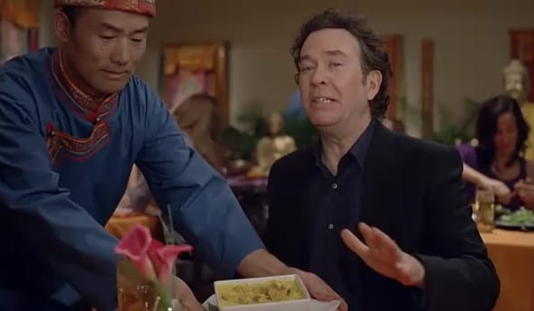 Fisch-Curry in Chicago: Timothy Hutton in der kontroversen Werbung.