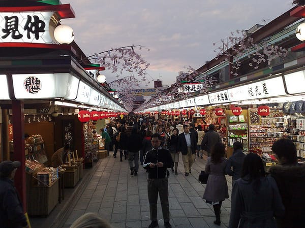 Ein Touristenmagnet im Tokioter Viertel Asakusa.