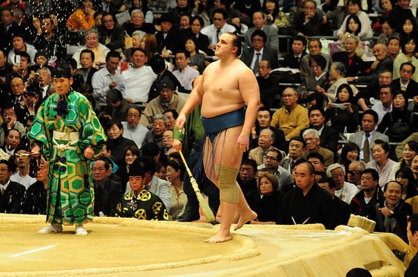 Eine geballte estnische Ladung: Der Sumo-Ringer Baruto.