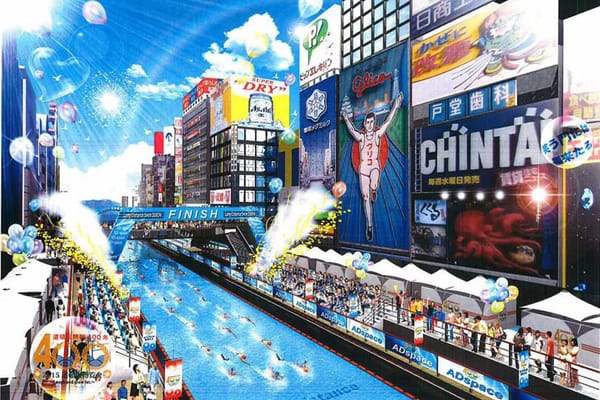 So könnte der Dotonbori-Kanal dereinst aussehen.