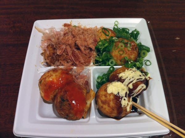 Takoyaki bei Wanaka.