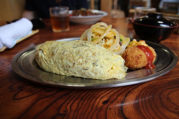 Omurice im Restaurant Jiyuken.