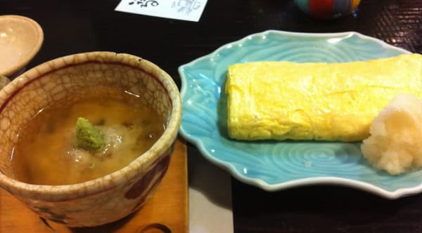 Das Tamagoyaki im Itaru Korinbo in Kanazawa.