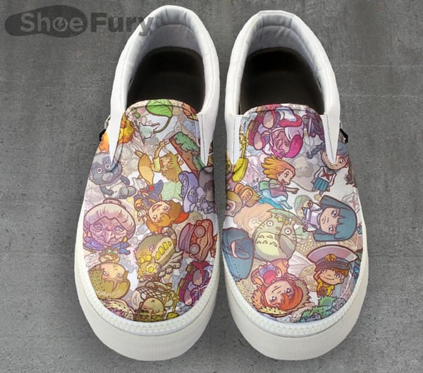 Schuhe im Ghibli-Design