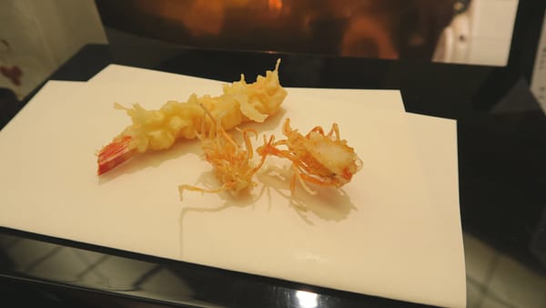 Tempura im Restaurant Suzuko.