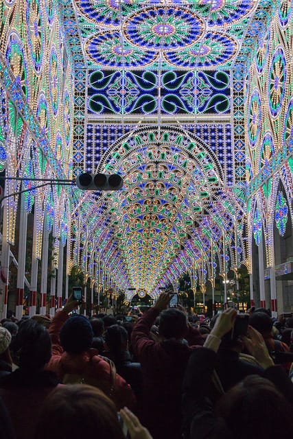 Das Luminarie in diesem Jahr.